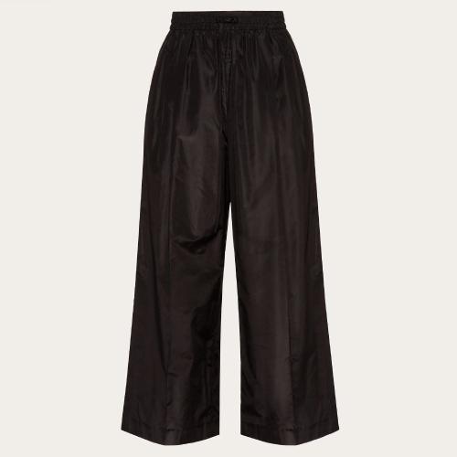  VALENTINO华伦天奴 22年秋冬 女士 休闲裤 PANTALON EN TAFFETAS LA_Vé XB0RB4M97450NO