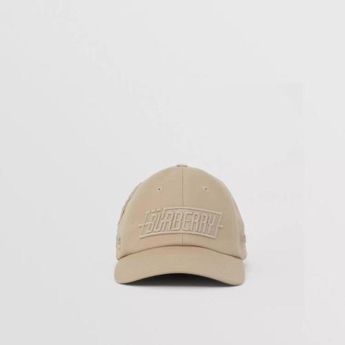 BURBERRY 22年秋冬 女士 徽章嵌花棉质嘎巴甸棒球帽 80561241