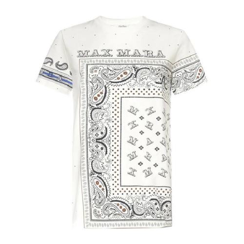 MaxMara/麦丝玛拉 女士多色棉质短袖T恤 19760119-600-005