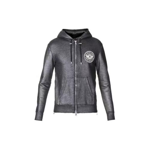 BALMAIN/巴尔曼  经典百搭连帽拉链卫衣W8H6643J190B/1766男女同款