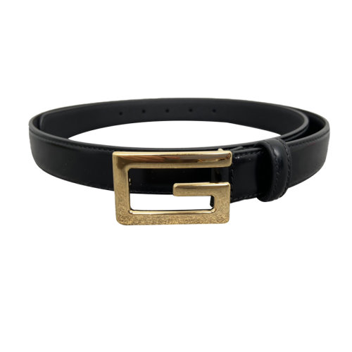 Gucci古驰  黑色新款logo腰带