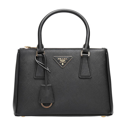 PRADA/普拉达  Galleria系列  女士黑色牛皮迷你手提包单肩包斜挎包女包 1BA896-NZV-F0002