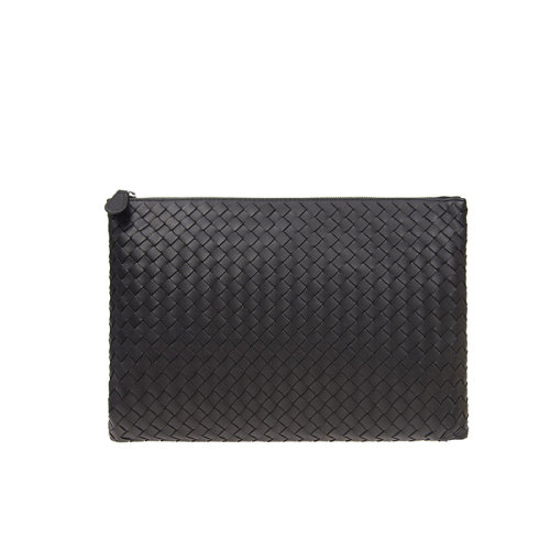Bottega Veneta/葆蝶家 女包 女士皮质编织经典时尚拉链手拿包 522430V001N1000