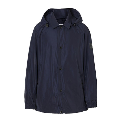 BURBERRY/博柏利 可拆式连帽形状记忆塔夫绸外套男士夹克 8015750 1