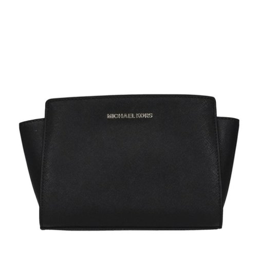 Michael Kors/迈克·科尔斯  女包女士黑色皮革时尚百搭斜挎单肩包  $30T3GLMM2LBLACK