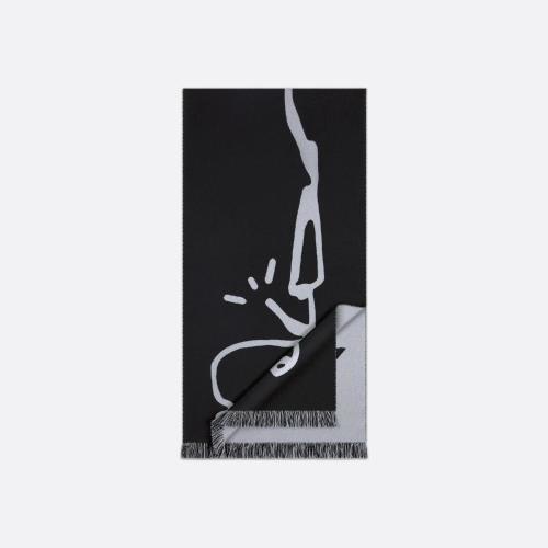  DIOR迪奥 22年秋冬 男士 围巾 CACTUS JACK DIOR 围巾 28E0006A0651_C988