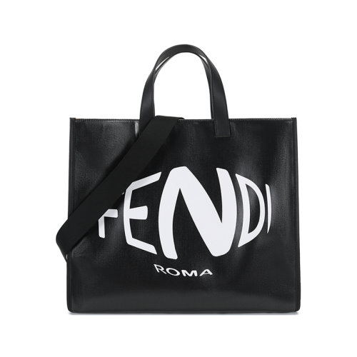 FENDI/芬迪  男士釉光帆布手提单肩斜挎包托特包购物袋 7VA390 AFSS