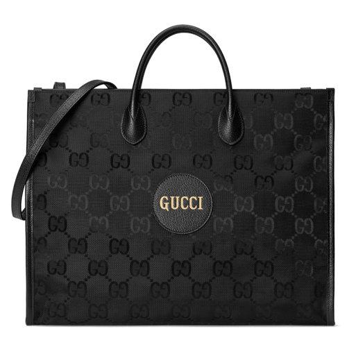 GUCCI/古驰 Off the Grid系列 黑色尼龙可回收材料方款离网手提袋 630353H9HAN1000