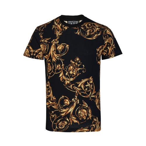VERSACE/范思哲短袖潮流百搭花纹图案男士短袖T恤
