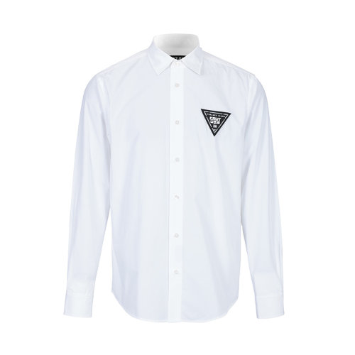 VERSACE/范思哲长袖衬衫白色简约百搭潮流男衬衫