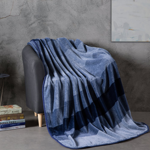 HUGO BOSS 色织暖柔毯保暖毯夏凉毯 150*200cm