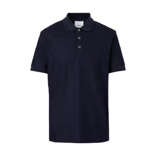  BURBERRY/博柏利 男士蓝色棉质短袖polo衫 80288741 PLFSX