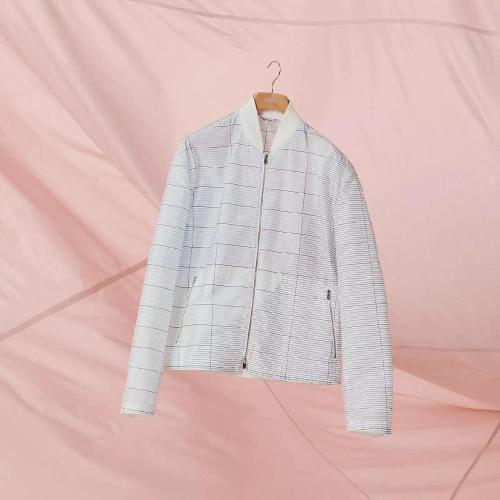  HERMES爱马仕 22年秋冬 男士 夹克 Blouson droit imprime H252500HF6448