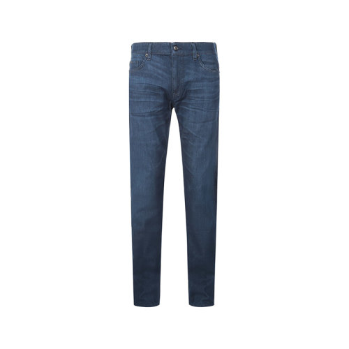 HUGO BOSS/雨果博斯【22春夏新款】男士棉质修身版中腰牛仔裤长裤 50465272