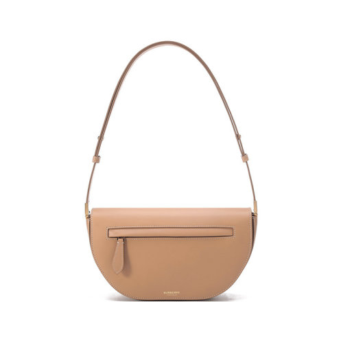 BURBERRY/博柏利 【22春夏新款】女款牛皮革Olympia埃伦匹亚手提单肩斜挎包腋下包小号 80430961