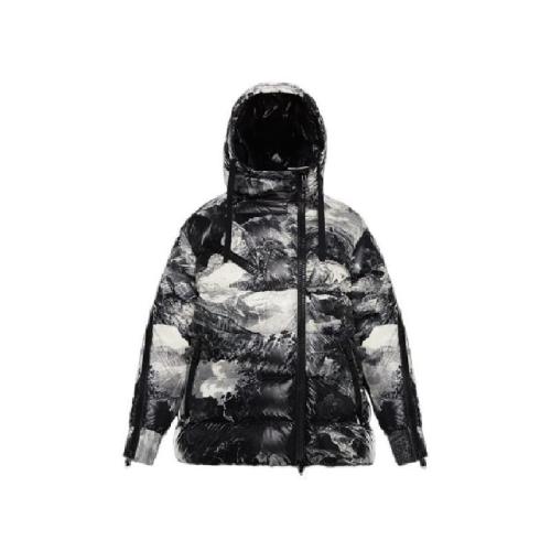  MONCLER蒙可蒙克莱 22年秋冬 女士 羽绒服 黑色花色羽绒服 LIRIOPE liriope-Noir blanc 预定商品1-3周发货