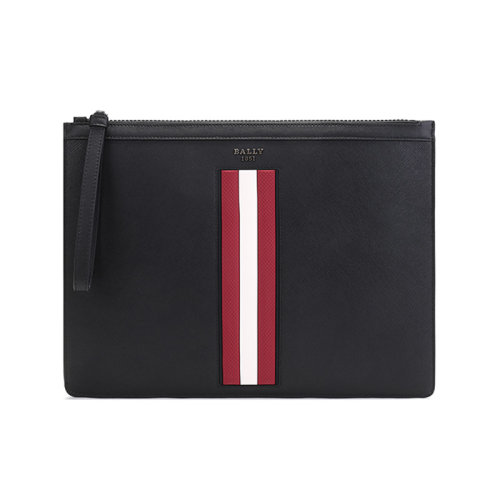 BALLY/巴利  男士涂层再生牛皮革随身包手拿包 BHALDEN MY