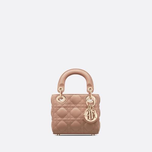  DIOR迪奥 女士 单肩包 超迷你 Lady Dior 手袋 S0856ONGE_M49P 预定商品1-3周发货