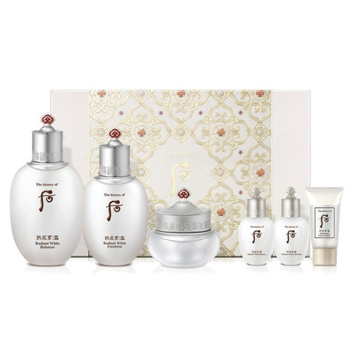 Whoo/后拱辰享雪美白3种套装(后拱辰享雪玉凝水 150ml, 后拱辰享雪玉凝乳 110ml, 拱辰享雪玉凝水分膏 30ml)新疆不发货