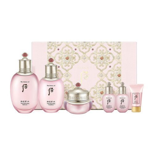 Whoo/后拱辰享水 水沄3种套装（拱辰享水 水沄平衡液 150ml, 拱辰享水 水沄平衡乳 110ml, 水沄面霜30ml）新疆不发货