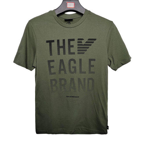 Emporio Armani/安普里奥阿玛尼 绿色男士短袖T恤