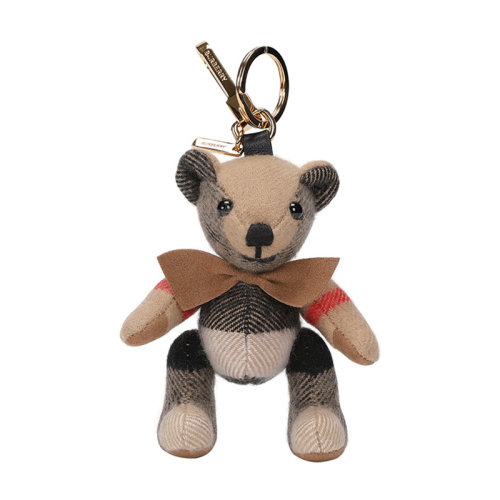 BURBERRY/博柏利 女士羊绒Thomas泰迪熊钥匙扣吊饰 80271671