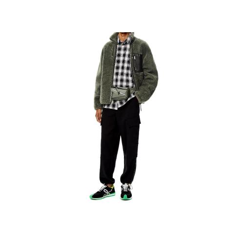  LOEWE罗意威 22年秋冬 男士 夹克 Jacket in nappa and shearling H526Y19L40-4382