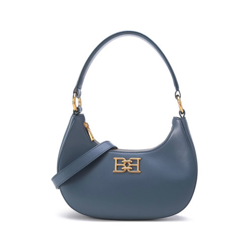 BALLY/巴利【22春夏新款】女士皮质B-Chain手提单肩斜挎包腋下包迷你款 BLEYR