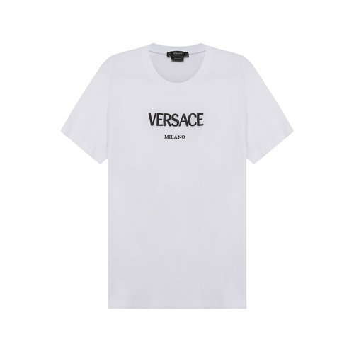 VERSACE/范思哲 男士短袖T恤 男士棉质修身版圆领短袖T恤 A89019 A228806