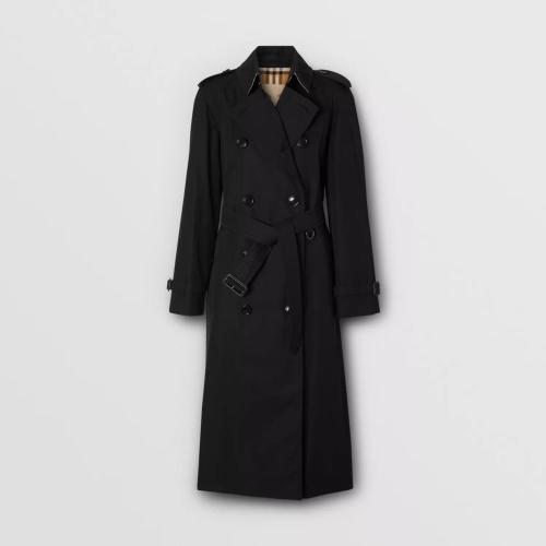  BURBERRY 22年秋冬 女士 滑铁卢版型 – 长款 Heritage Trench 风衣 80457841