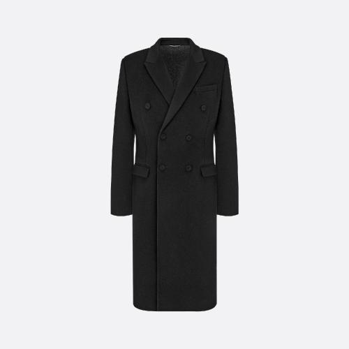  DIOR迪奥 22年秋冬 男士 大衣 Manteau croise 213C374A3840_C988