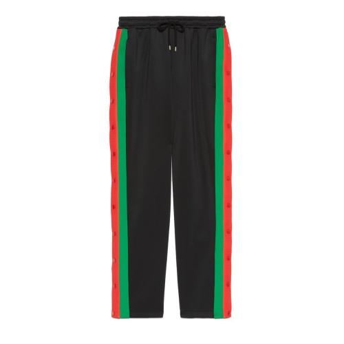  GUCCI古驰 22年秋冬 男士 轻薄氯丁橡胶慢跑长裤 715186 XJETG 1152