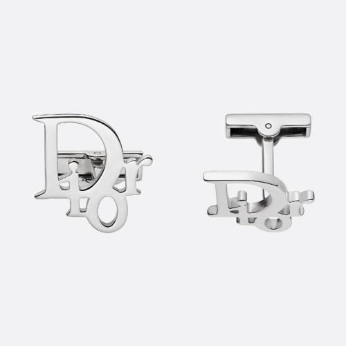  DIOR迪奥 22年秋冬 男士 袖扣 Dior Oblique 袖扣 C0206HOMST_D990