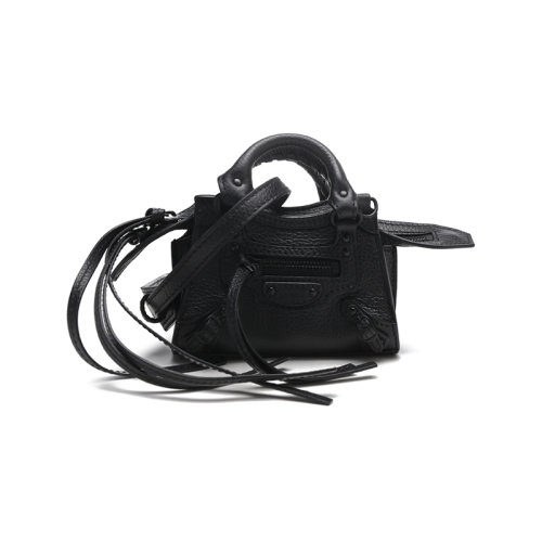 Balenciaga/巴黎世家【22春夏新款】女士Neo Classic系列牛皮革手提单肩斜挎包机车包 669537 15Y47