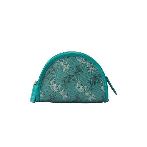 COACH/蔻驰 女包  女士马车图案印花旋锁翻盖单肩包斜挎包mini 2894绿色