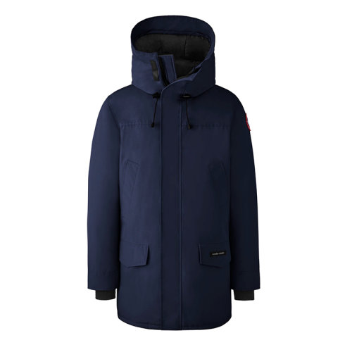 CANADA GOOSE/加拿大鹅   LANGFORD系列 男士大西洋海军蓝连帽毛边防风派克大衣2062M-AN