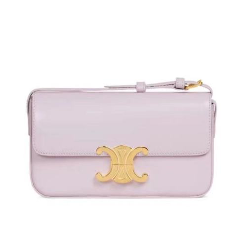 CELINE/赛琳 经典凯旋logo金属扣单肩斜跨包194143BF424NY【主推】
