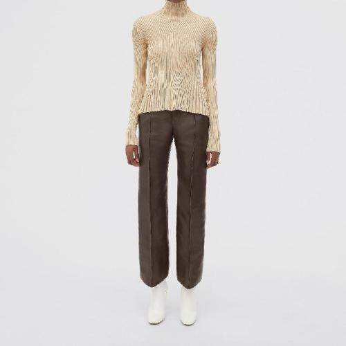  BV葆蝶家 22年秋冬 女士 针织衫 pull plisse en viscose legere 715441V2CX07112