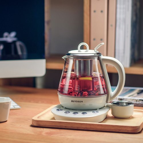 Buydeem/北鼎养生壶K11多功能全自动养生壶高硼硅加厚玻璃按键式花茶壶简配款