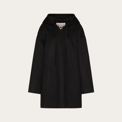  VALENTINO华伦天奴 22年秋冬 女士 卫衣 SWEAT EN DRAP COMPACT 1B3CJ2P06JA0NO