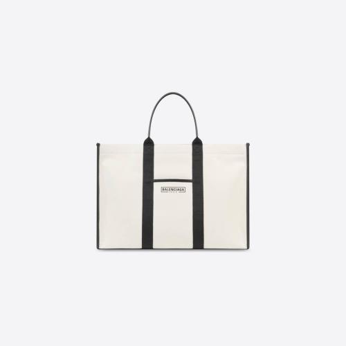  BALENCIAGA巴黎世家 22年春夏 女士 手提包 Hardware Large Tote Bag  in Beige 6714032HHAM*w 预定商品1-3周发货