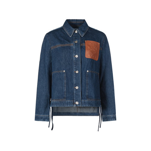 LOEWE/罗意威 【22春夏新款】 女士棉质宽松版牛仔服工装外套 S359Y50X06