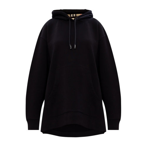BURBERRY/博柏利 女士 服装 黑色棉质连帽卫衣 女卫衣