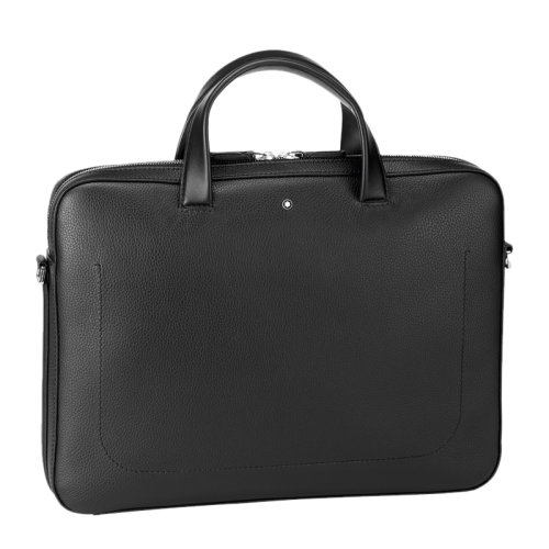 Mont Blanc/万宝龙男士黑色皮革商务休闲手提包公文包男包 126230