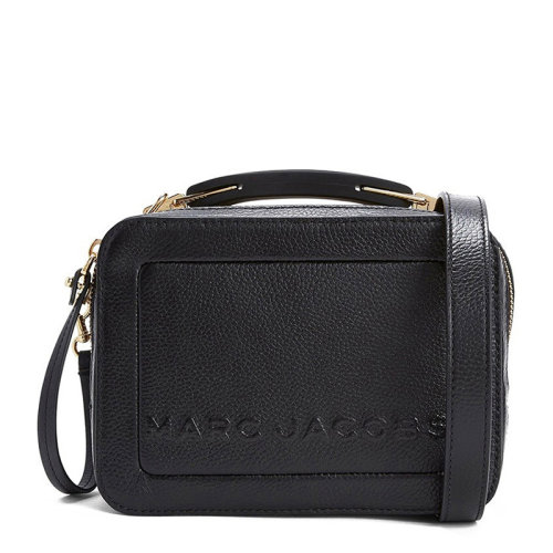 Marc Jacobs/马克雅各布斯  女士黑色皮革手提包 单肩包M0014840-001