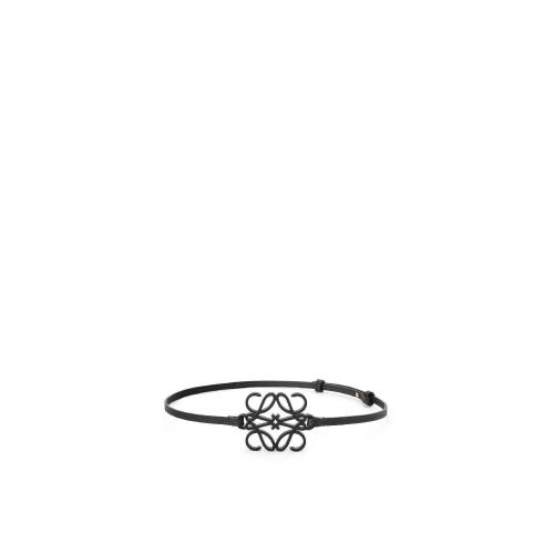  LOEWE罗意威 22年秋冬 女士 腰带 Anagram cut-out belt in soft calfskin E619244X32-1100