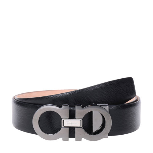 Salvatore Ferragamo/菲拉格慕 男士牛皮板扣皮带腰带 679493