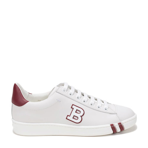 BALLY/巴利 女士牛皮系带休闲运动鞋板鞋小白鞋 WINYA