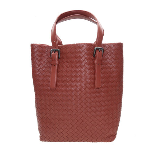 Bottega Veneta/葆蝶家 女士红色编织手提包 270917-V0016-6482