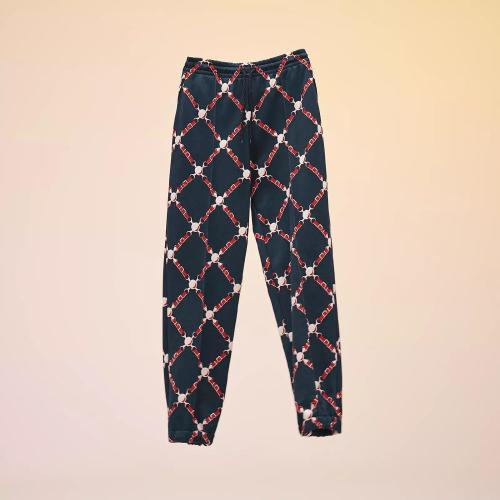  HERMES爱马仕 22年秋冬 女士 休闲裤 Pantalon Inspiration Jogging imprime ??Grand Tralal
